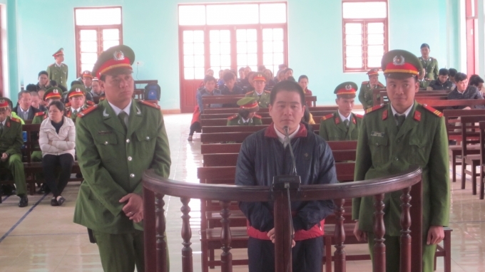 Bị c&aacute;o Tr&aacute;ng A T&agrave;ng tại phi&ecirc;n t&ograve;a sơ thẩm hồi th&aacute;ng 12/2015.