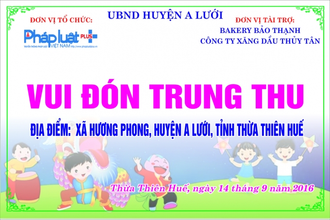 Chương tr&igrave;nh c&oacute; t&ecirc;n &ldquo;Vui đ&oacute;n Trung thu&rdquo; do Ph&aacute;p luật Plus tổ chức.