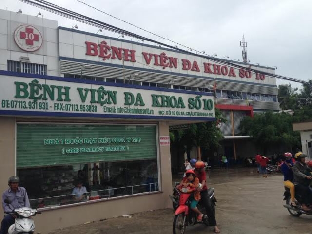 Bệnh viện đa khoa số 10 (Ch&acirc;u Th&agrave;nh - An Giang). (Ảnh: internet)