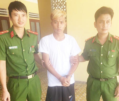 Đối tượng Tuyền đ&atilde; bị cơ quan C&ocirc;ng an huyện Tĩnh Gia bắt giữ.