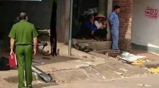 Hiện trường vụ tai nạn tại Ph&uacute; Thọ