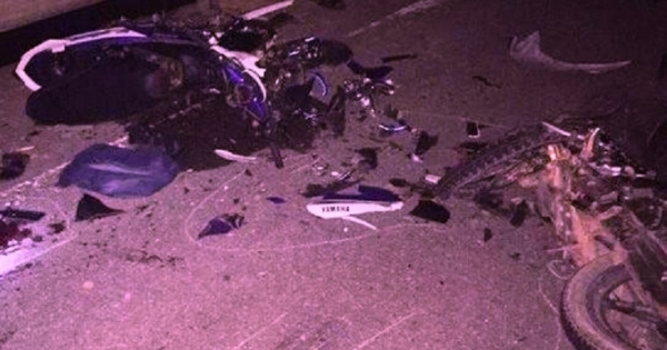 Quảng Bình: Hai xe máy đâm nhau trong đêm, ba thanh niên tử vong