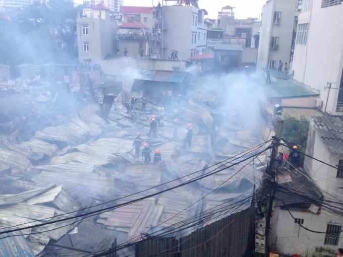 Hiện trường nơi xảy ra vụ việc.