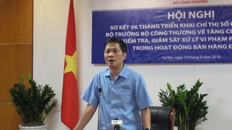 Bộ trưởng C&ocirc;ng thương Trần Tuấn Anh. Ảnh Ch&iacute; Hiếu