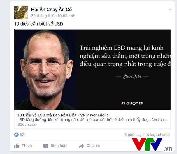 Một số fanpage c&ograve;n quảng b&aacute; c&ocirc;ng khai chất ma t&uacute;y n&agrave;y.