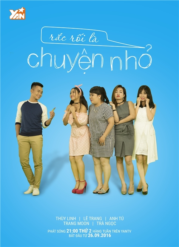 Poster sitcom Rắc rối l&agrave; chuyện nhỏ.