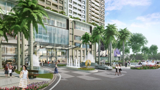 Sun Grand City Thuy Khue Residence là dự án hiếm hoi tại Hà Nội có quảng trường lên tới 5000m2.