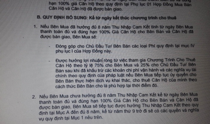 Hợp đồng đặt mua căn hộ kh&aacute;ch sạn dự &aacute;n Cocobay.