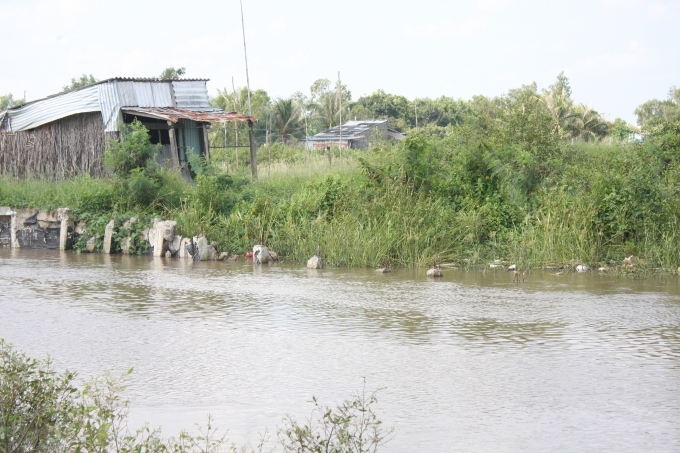 C&ocirc;ng tr&igrave;nh bờ k&egrave; vừa l&agrave;m xong đ&atilde; sạt lở tại ấp Bờ X&aacute;ng, x&atilde; Vĩnh Trạch, TP Bạc Li&ecirc;u do Ban quản l&yacute; dự &aacute;n th&agrave;nh phố l&agrave;m chủ đầu tư g&acirc;y nhiều bức x&uacute;c v&agrave; kh&oacute; khăn đi lại cho b&agrave; con trong ấp.