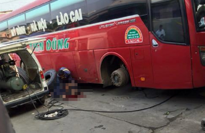 Hiện trường nơi xảy ra sự việc.