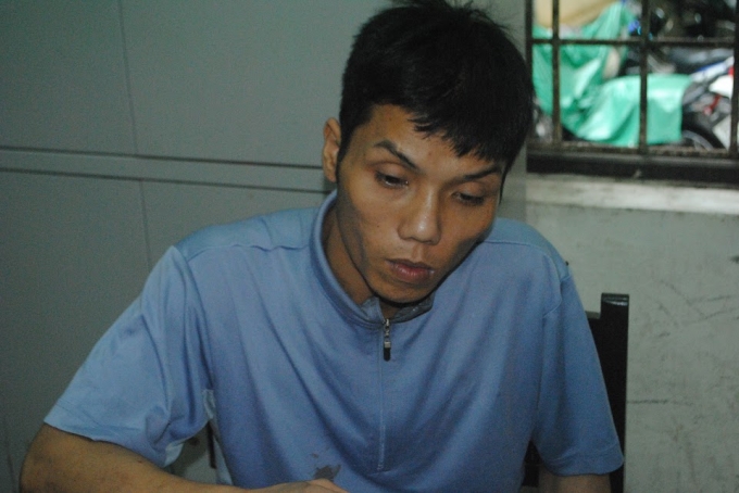 Hai đối tượng tại cơ quan C&ocirc;ng an.