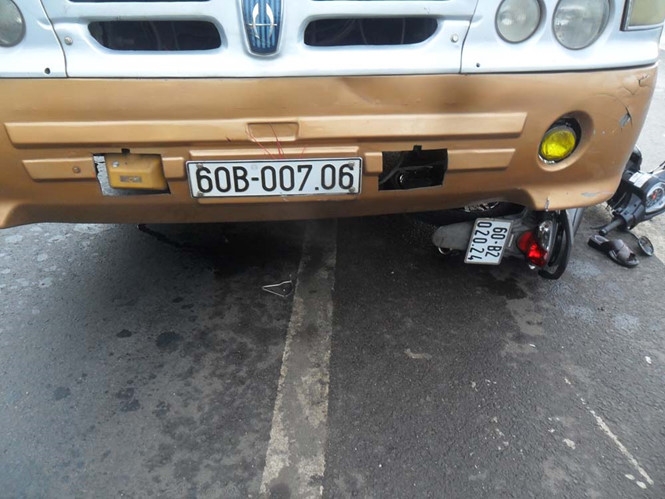 Hiện trường vụ tai nạn&nbsp;