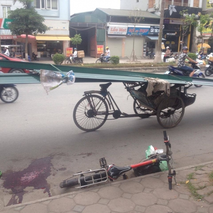 Hiện trường xảy ra vụ việc