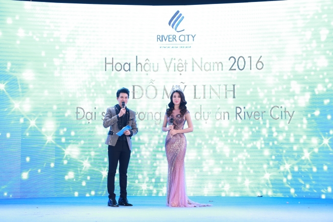 T&acirc;n Hoa hậu Đỗ Mỹ Linh tại Lễ ra mắt The Opera.