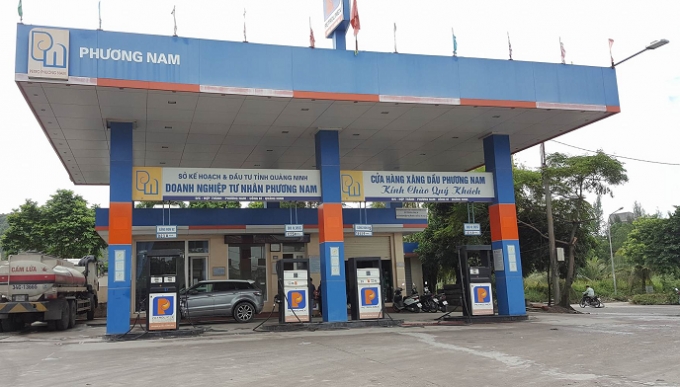 C&acirc;y xăng Phương Nam nơi ghi lại h&igrave;nh ảnh của hai thanh ni&ecirc;n lạ mặt xuất hiện trước đ&oacute;.