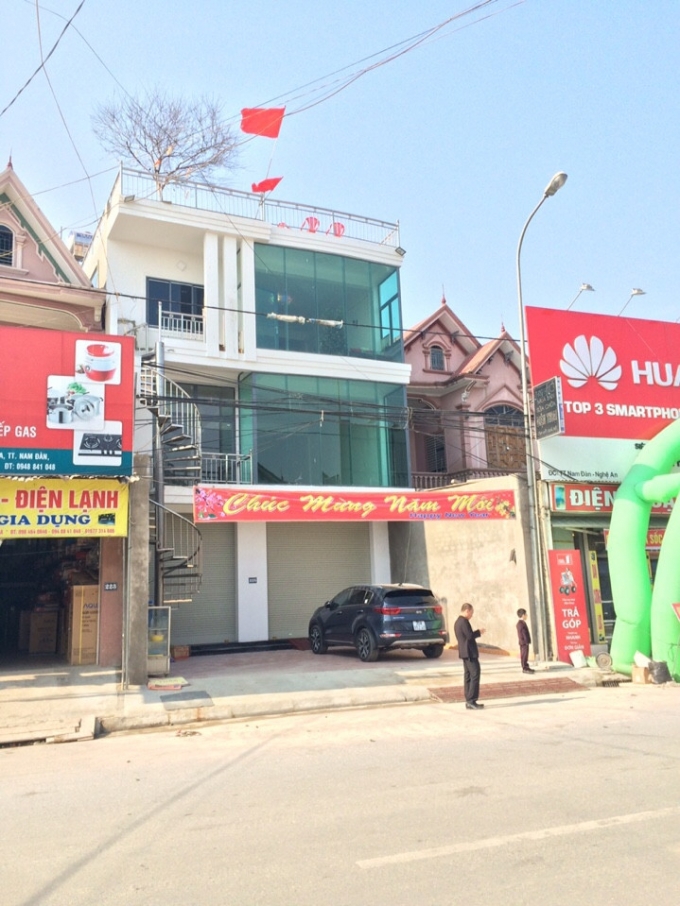 Cho thu&ecirc; nh&agrave; mặt tiền tại trung t&acirc;m huyện Nam Đ&agrave;n, Nghệ An