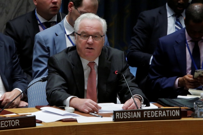 Đại sứ Nga tại Li&ecirc;n Hợp Quốc Vitaly Churkin. (Ảnh:&nbsp;Reuters)