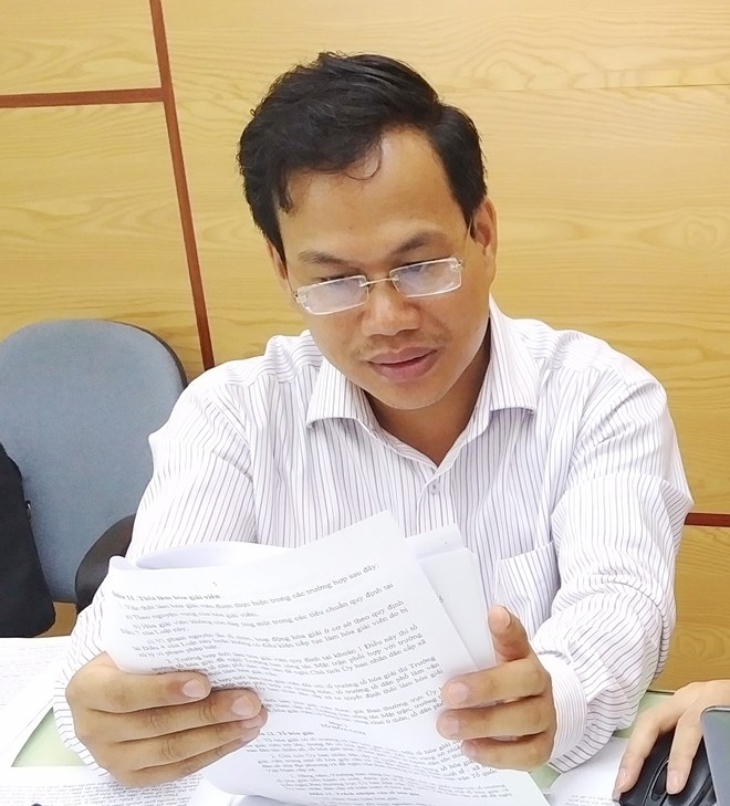 Vụ trưởng Đỗ Xu&acirc;n L&acirc;n tr&iacute;ch dẫn nhiều quy định của ph&aacute;p luật về c&ocirc;ng t&aacute;c h&ograve;a giải ở cơ sở để bạn đọc hiểu th&ecirc;m về c&ocirc;ng t&aacute;c n&agrave;y.