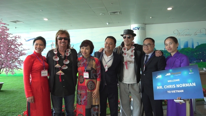 Danh ca Chris Norman đ&atilde; đến Việt Nam