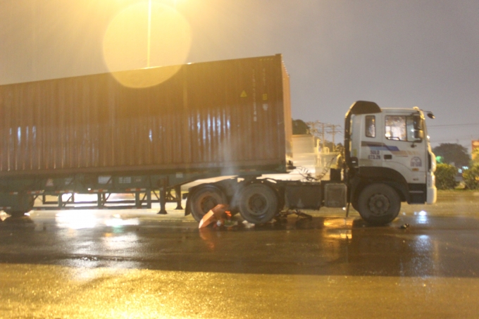 Hiện trường vụ tai nạn thương t&acirc;m.