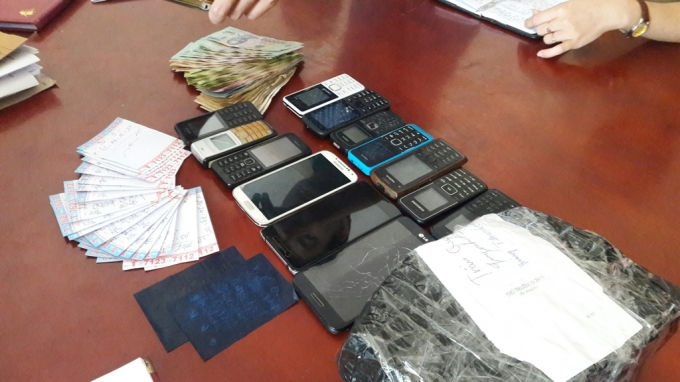 Tang vật của vụ &aacute;n.