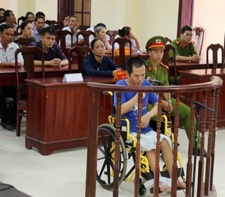 Bị c&aacute;o Nguyễn Gia Hải tại phi&ecirc;n t&ograve;a x&eacute;t xử.