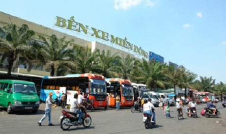 Bến xe Miền Đ&ocirc;ng.