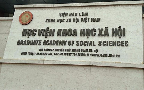 Học viện Khoa học x&atilde; hội vi phạm h&agrave;ng loạt sai phạm trong đ&agrave;o tạo tiến sĩ.