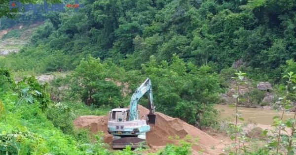 Thanh Hóa: Xử phạt hàng loạt doanh nghiệp khai thác cát trái phép