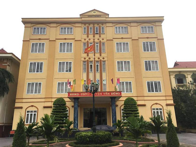 Trụ sở UBND huyện Y&ecirc;n Dũng (Bắc Giang).