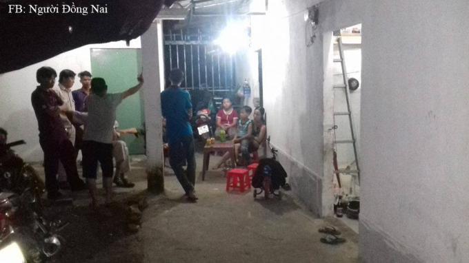 Hiện trường nơi xảy ra vụ việc. ảnh: facebook Người Đồng Nai.
