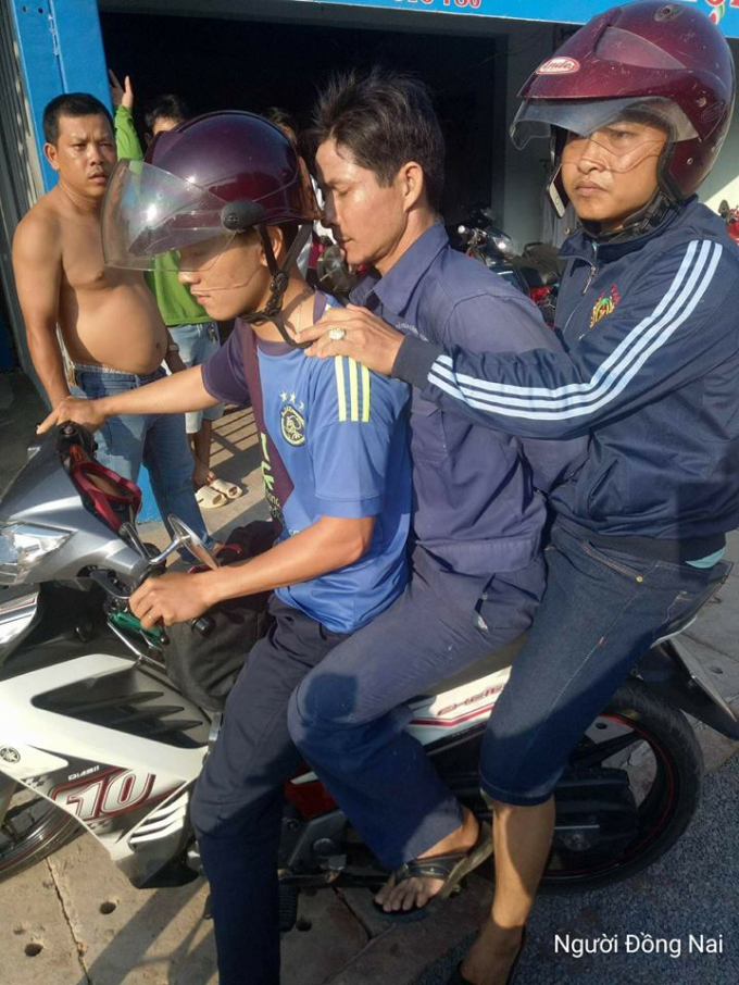 Nghi phạm bị bắt giữ sau gần 1 ng&agrave;y g&acirc;y &aacute;n. ảnh:facebook NĐN