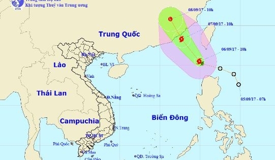 Cập nhật mới nhất về cơn bão số 9