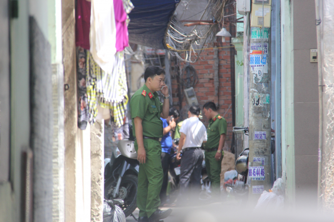 Hiện trường nơi xảy ra vụ &aacute;n mạng.