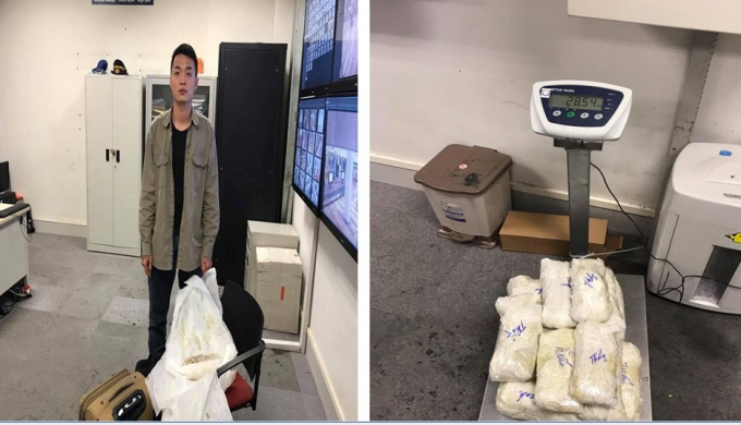 Tang vật bị thu giữ tại cơ quan điều tra.