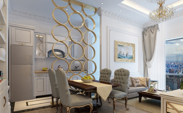 Ph&ograve;ng ngủ Master sang trọng, tinh tế của căn hộ loại 3 ph&ograve;ng ngủ diện t&iacute;ch 103m2