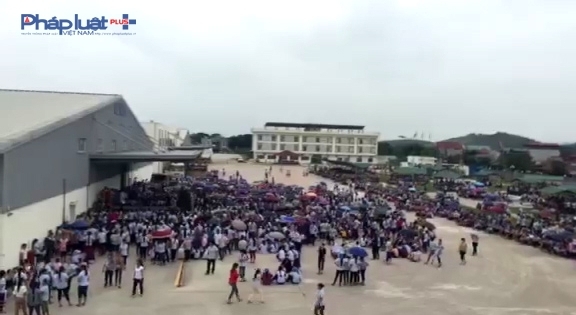 Thanh Hóa: 6.000 công nhân đình công, chính quyền tổ chức đối thoại