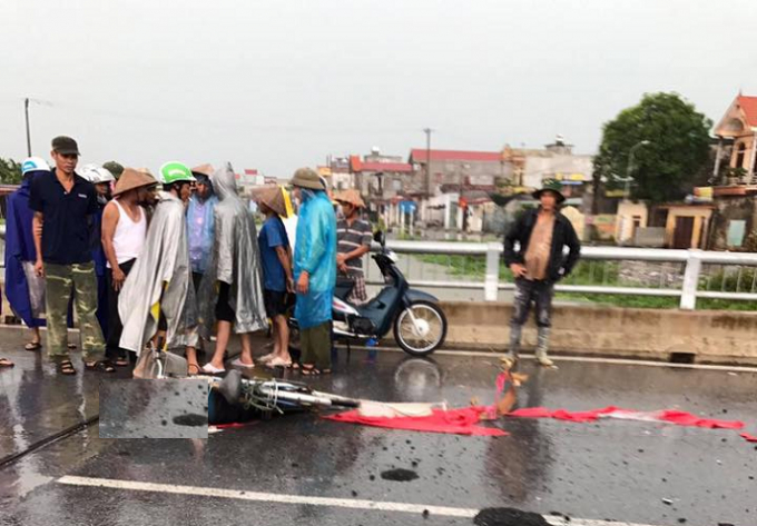 Hiện trường nơi xảy ra sự việc.