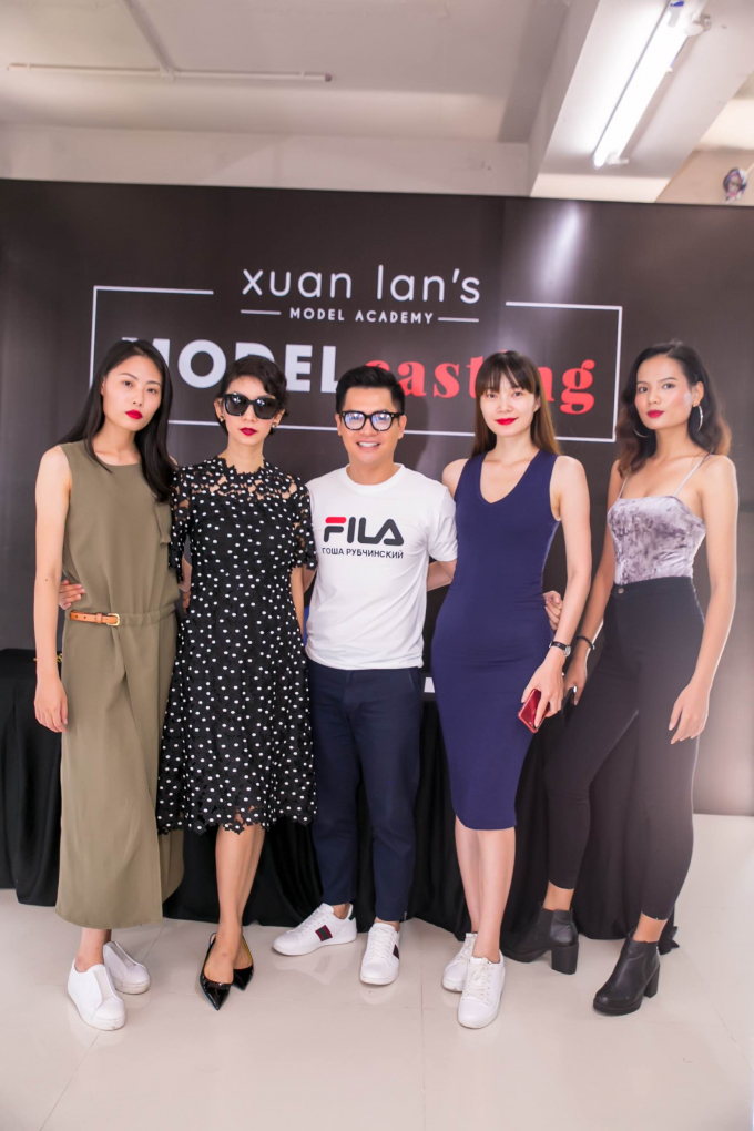 Xu&acirc;n Lan trong buổi casting.&nbsp;