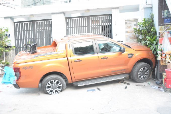 Chiếc b&aacute;n tải g&acirc;y tai nạn.