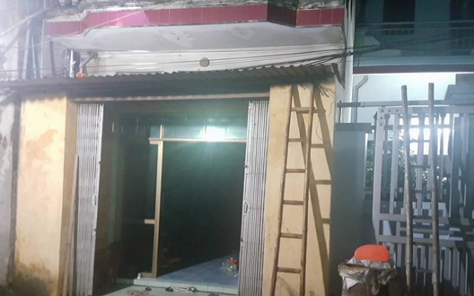 Hiện trường nơi xảy ra sự việc.