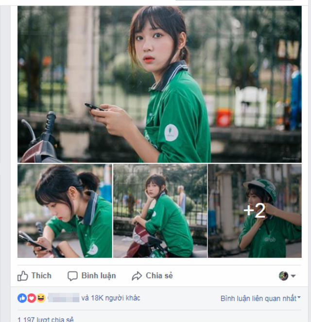 Sự thật bất ngờ về &ldquo;hot girl Grab bike&rdquo; g&acirc;y thương nhớ tr&ecirc;n mạng