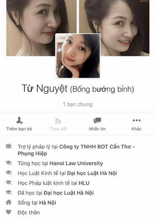 C&oacute; lẽ d&acirc;n t&igrave;nh &ldquo;săn l&ugrave;ng&rdquo; dữ dội qu&aacute; n&ecirc;n c&ocirc; n&agrave;ng đ&atilde; hạn chế người xem Facebook của m&igrave;nh.