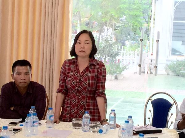 Đại diện Ban t&agrave;i ch&iacute;nh HH tại cuộc họp.