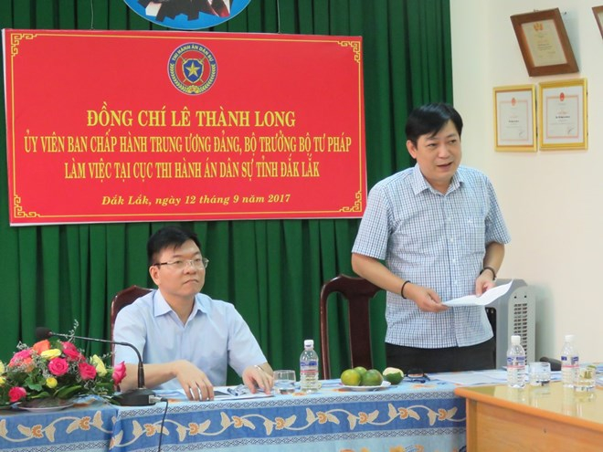 &Ocirc;ng Nguyễn Văn Sơn đ&aacute;nh gi&aacute; cao kết quả những th&agrave;nh tựu của c&ocirc;ng t&aacute;c THADS tr&ecirc;n địa b&agrave;n tỉnh Đắk Lắk.