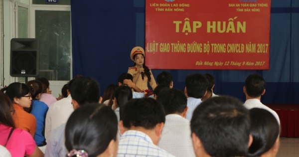 Đắk Nông: Tập huấn Luật giao thông đường bộ