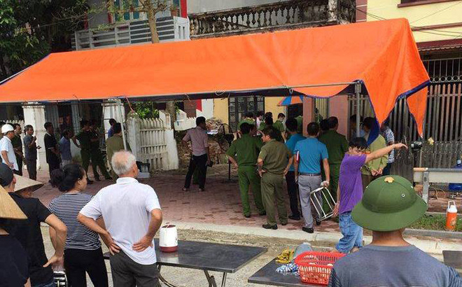 Hiện trường nơi xảy ra vụ &aacute;n mạng.