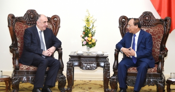 Thủ tướng Nguyễn Xuân Phúc tiếp bộ trưởng ngoại giao Azerbaijan