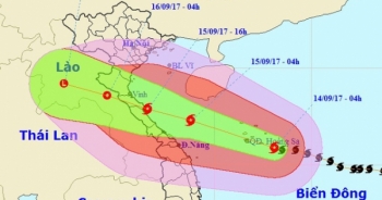 Dự báo đường đi cơn bão số 10 (bão Doksuri)