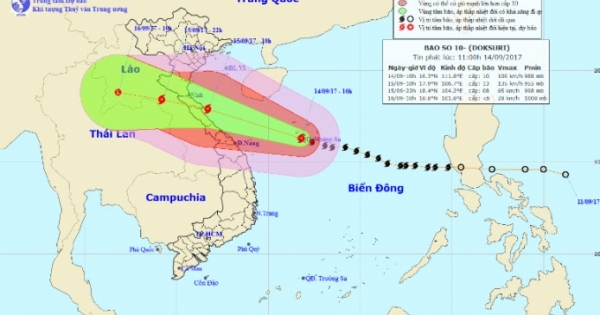 Hà Tĩnh: Phát lệnh sơ tán dân, ứng phó với bão số 10